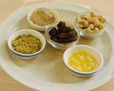 A picture of step 1 of LOTUS SEED payasam.
