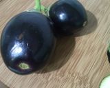 A picture of step 1 of Eggplant Omelete.