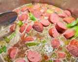 A picture of step 3 of Beef Polska Kielbasa with Beans 🫘.