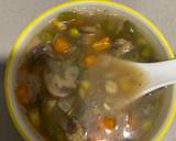 Clear vegetable soup recipe step 5 photo