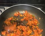 A picture of step 5 of Bread Upma- leftover sides of the bread- breakfast dish.