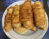 Foto langkah ke 6 dari resep Roti Goreng Pisang Coklat.