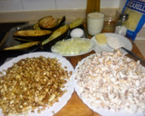 Foto del paso 1 de la receta: Berenjenas rellenas con champiñones y bechamel