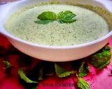 A picture of step 4 of Green Raita.