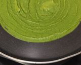 A picture of step 6 of Chilli paneer stuffed spinach wrap.
