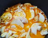 Foto langkah ke 3 dari resep Gulai Umbut Kelapa Khatulistiwa.