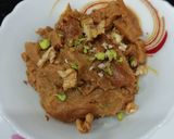 A picture of step 6 of Rice Halwa.