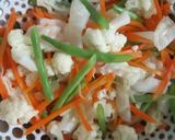Hình bước làm 11 của món Mì xào rau củ chay