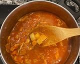 Foto del paso 7 de la receta: Pechuga de pollo en salsa roja con macarrones 🍗🍝