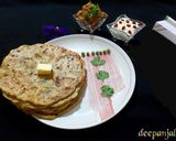A picture of step 7 of Aloo Paratha.