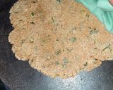 A picture of step 3 of Wheat Bran flour Roti.
