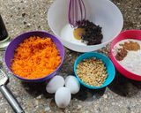 Foto del paso 1 de la receta: 🥕🍰Carrot Cake 🍰🥕- Layer cake de festejo con número piñata!! - Felices 10 años Cookpad 🎉🥳