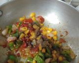 A picture of step 8 of White sauce Pasta.