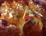 Foto del paso 8 de la receta: Canelons de Carn de Pollo. Amb tomatiga. I amb bechamel de Avena sin lactosa