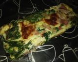 Foto del paso 2 de la receta: Budín de rúcula, jamón y queso