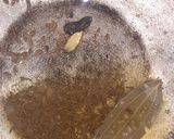 A picture of step 1 of Masala khichdi.