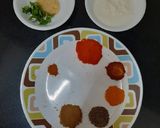 A picture of step 1 of Crispy chicken 65.
