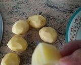 A picture of step 1 of Air Fryer Patatas Bravas.