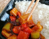 Foto del paso 11 de la receta: Tofu agridulce con pimientos
