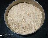 A picture of step 2 of Ground Til Coconut Mix Chikki.