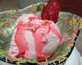 Strawberry ice cream #mashujaarecipe recipe step 4 photo