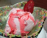 A picture of step 4 of Strawberry ice cream #mashujaarecipe.