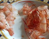 Foto del paso 6 de la receta Nidos de Pasta con Gambas y Piñones