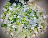 Foto del paso 14 de la receta: Coliflor: cous cous falso con manzana y zanahorias, base de pizza & tortitas con queso fresco