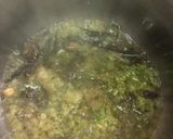 A picture of step 2 of Keema matar masala.