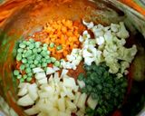 A picture of step 6 of Vegetable kurma in pressure cooker.