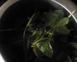 A picture of step 1 of Palak koftas curry.