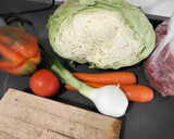 Foto del paso 1 de la receta: Macarrones con col de la mamá