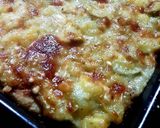 Foto del paso 4 de la receta: Pastel de ajoporro, jamón y calabacín