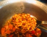 A picture of step 2 of Gobi Aalo.