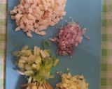 Foto langkah ke 1 dari resep Bubur Udang Akar Teratai (Lotus Root Shrimp Porridge).