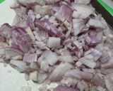 A picture of step 2 of Methi vatana sabji.