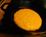 A picture of step 3 of Oats & Walnut Pancakes with Mango-Cashew Cream.