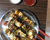 A picture of step 11 of Barbeque veg platter.