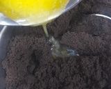A picture of step 1 of No bake Oreo Cheese Cake.