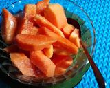 Foto langkah ke 3 dari resep Manisan Pepaya.