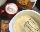 Фото кроку 4 до Бисквитный рулет с яблоками🍏.