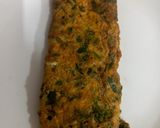 A picture of step 5 of Omelet with coriander 🥚🥚.