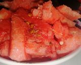 A picture of step 2 of Watermelon juice 🍹🍉.