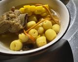 Hình bước làm 6 của món Cơm gà hải nam -canh hạt sen sườn dải