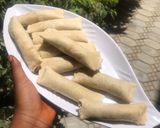 A picture of step 5 of Chicken bread rolls.