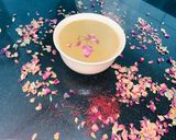 A picture of step 4 of Saffron Rose Tea.