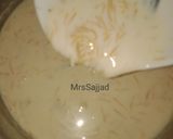 A picture of step 5 of Sheer khurma.