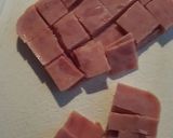 Foto del paso 3 de la receta: Huevos con jamón, para el desayuno