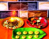A picture of step 8 of Milk Powder Condensed Milk Mava Peda - Raksha Bandhan Special Celebration.