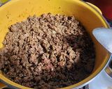 A picture of step 1 of Picadillo.